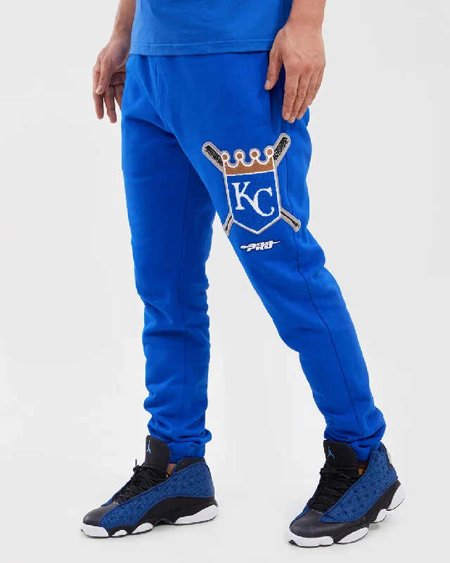 MLB KANSAS CITY ROYALS MASHUP LOGO MEN'S SWEATPANT (ROYAL BLUE)