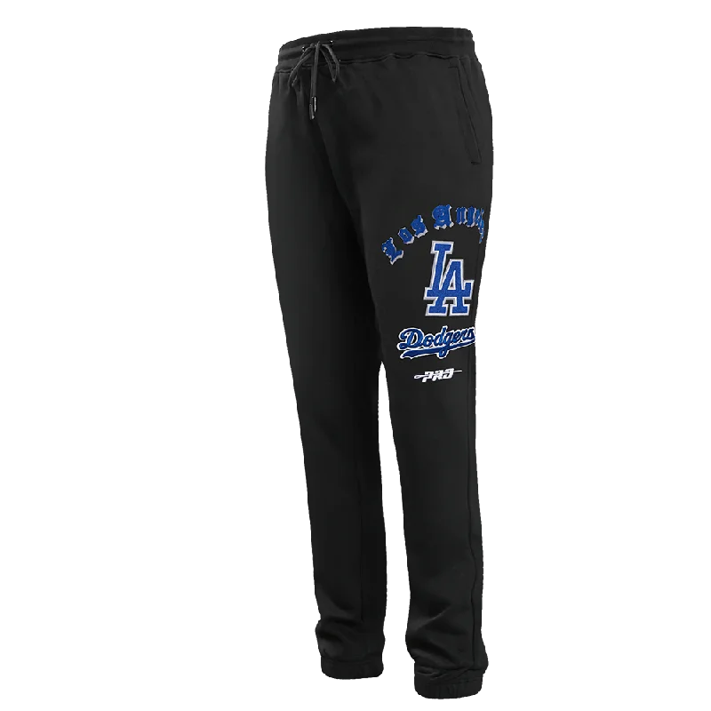 MLB LOS ANGELES DODGERS OLD ENGLISH MEN'S SWEATPANT (BLACK)