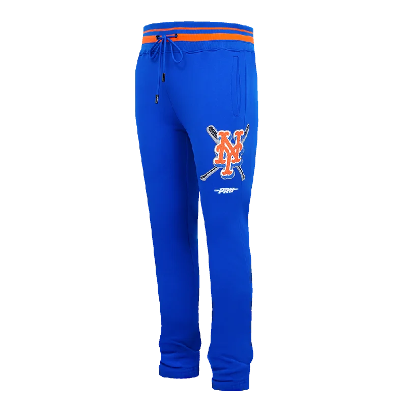 MLB NEW YORK METS MASHUP MEN'S RIB SWEATPANT (ROYAL/ORANGE/ROYAL)