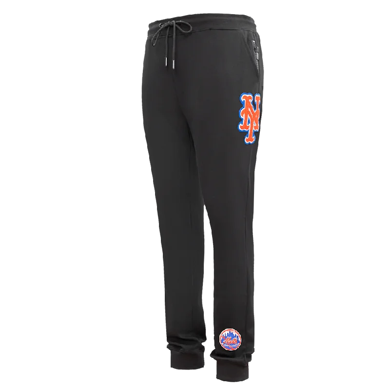 MLB NEW YORK METS CLASSIC CHENILLE MEN'S JOGGER (BLACK)