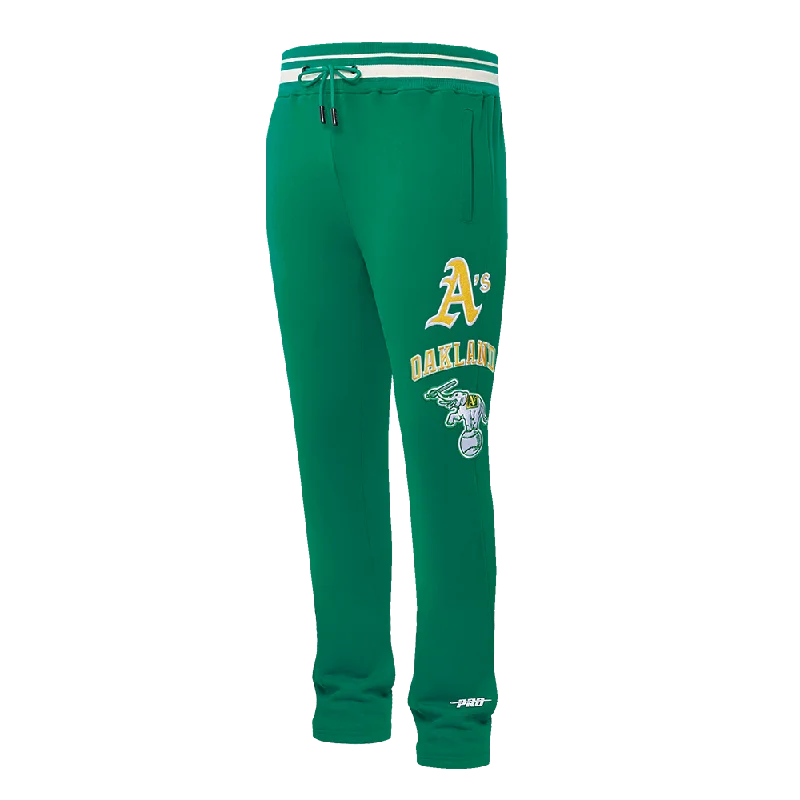 MLB OAKLAND ATHLETICS RETRO CLASSIC MEN'S SWEATPANT (KELLY GREEN)