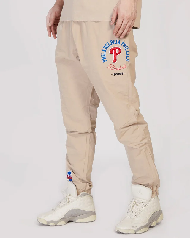 MLB PHILADELPHIA PHILLIES HYBRID WOVEN PANT (KHAKI)