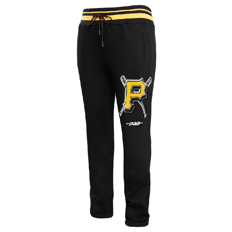 MLB PITTSBURGH PIRATES MASHUP LOGO MEN'S SWEATPANT (BLACK)