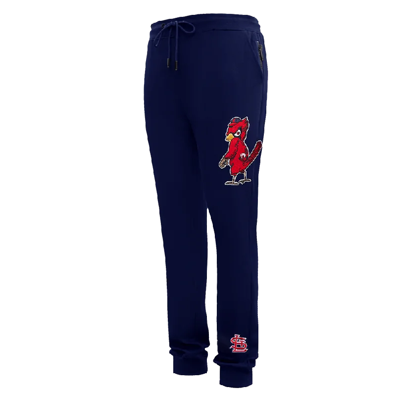 MLB ST. LOUIS CARDINALS CLASSIC CHENILLE MEN'S JOGGER (MIDNIGHT NAVY)