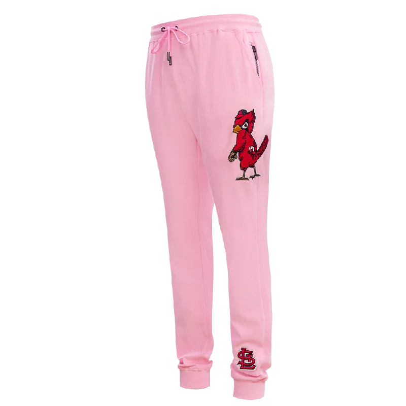 MLB ST. LOUIS CARDINALS CLASSIC CHENILLE MEN'S JOGGER (PINK)