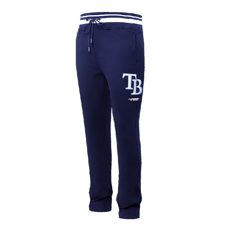 MLB TAMPA BAY RAYS SCRIPT TAIL MEN'S RIB FLC SWEATPANT (MIDNIGHT NAVY)