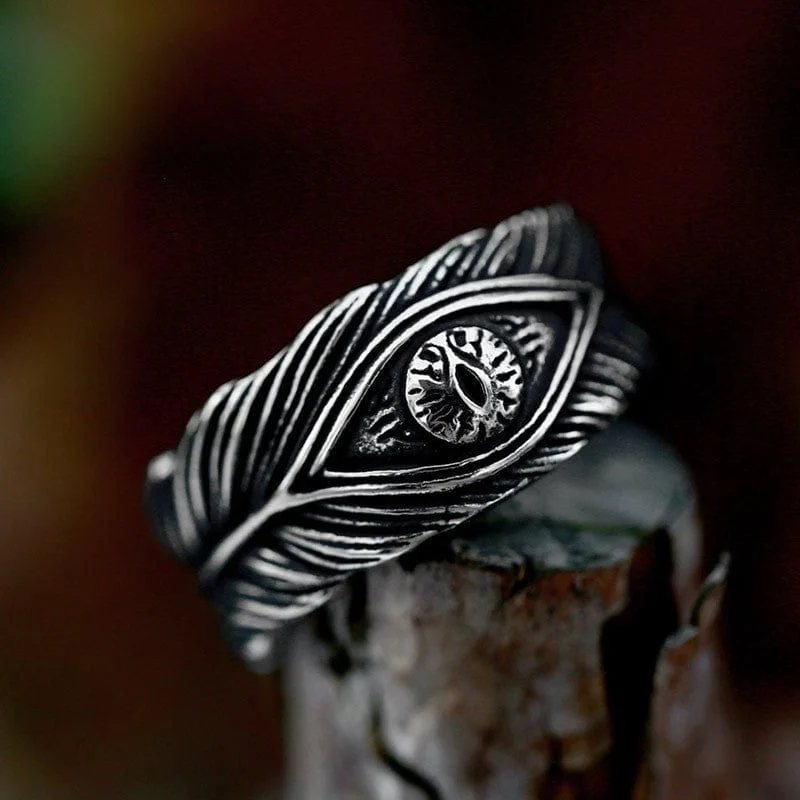 Men's Punk Devil's Eye Ring