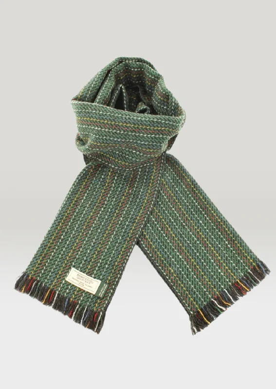 Mucros Donegal Wool Scarf | Green