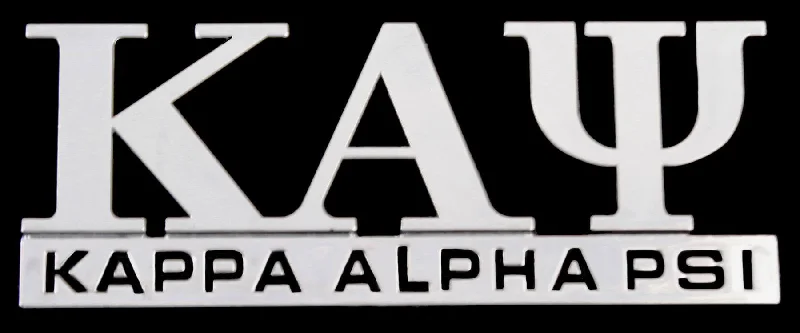 Kappa Chrome Car Emblem