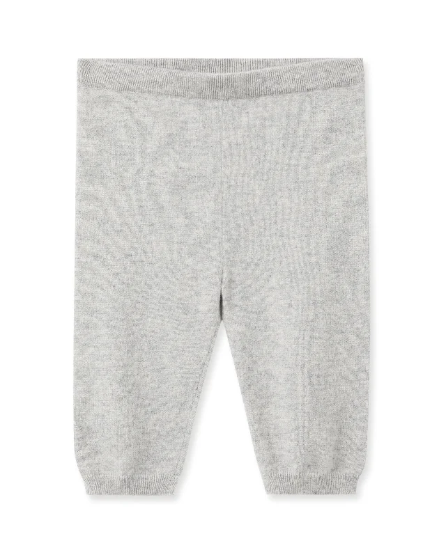 Panda Pocket Cashmere Leggings Fumo Grey