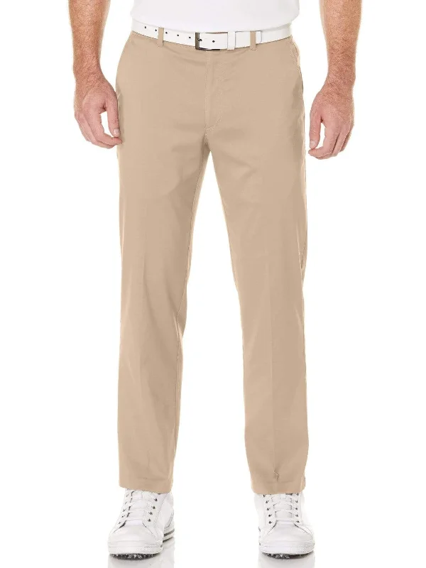 Men's Flat Front Active Waistband Golf Pant