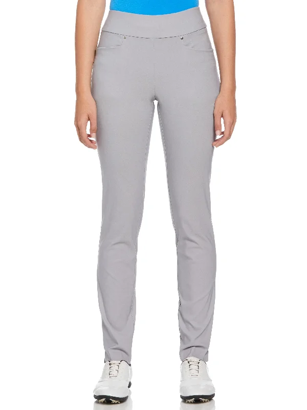 Women's Solid Pull-On Golf Pant