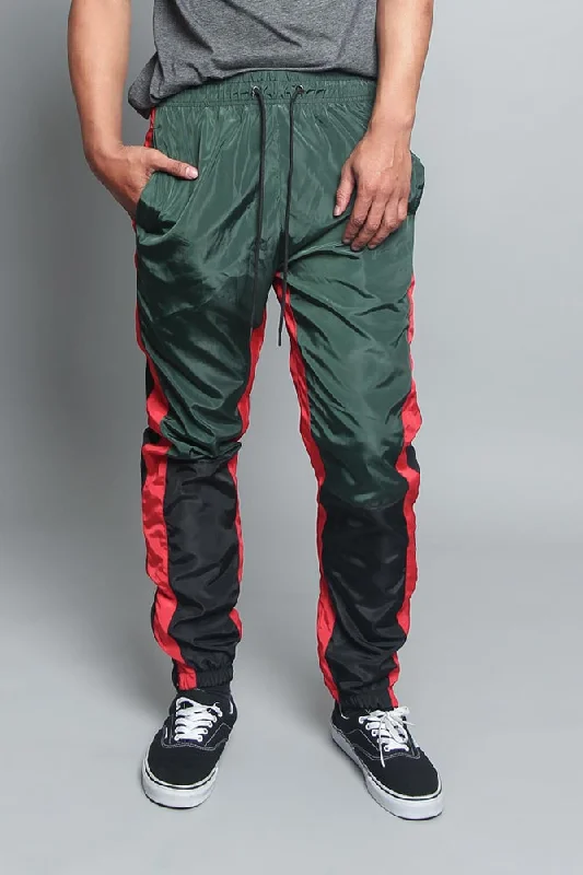 Tri Color Windbreaker Track Pants