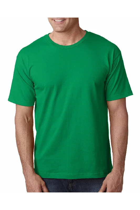 Bayside Mens USA Made Short Sleeve Crewneck T-Shirt - Irish Kelly Green