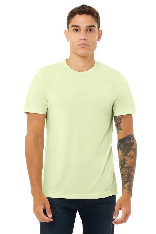 Bella + Canvas Mens Short Sleeve Crewneck T-Shirt - Spring Green