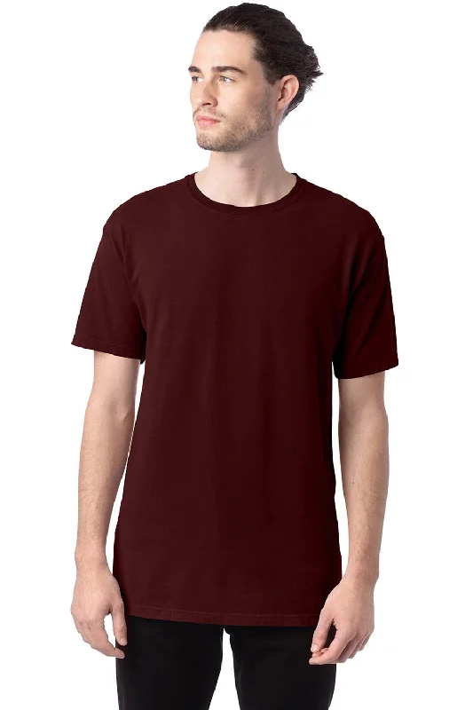 ComfortWash By Hanes Mens Short Sleeve Crewneck T-Shirt - Maroon