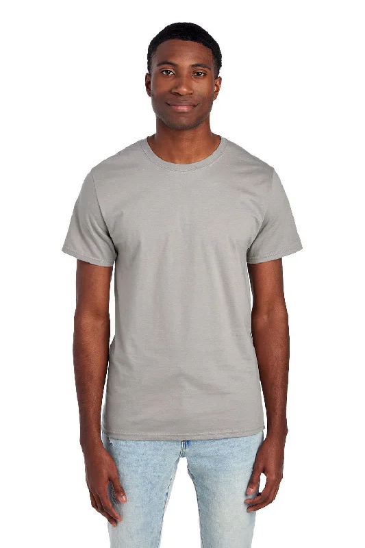 Fruit Of The Loom Mens Iconic Short Sleeve Crewneck T-Shirt - Rock Grey