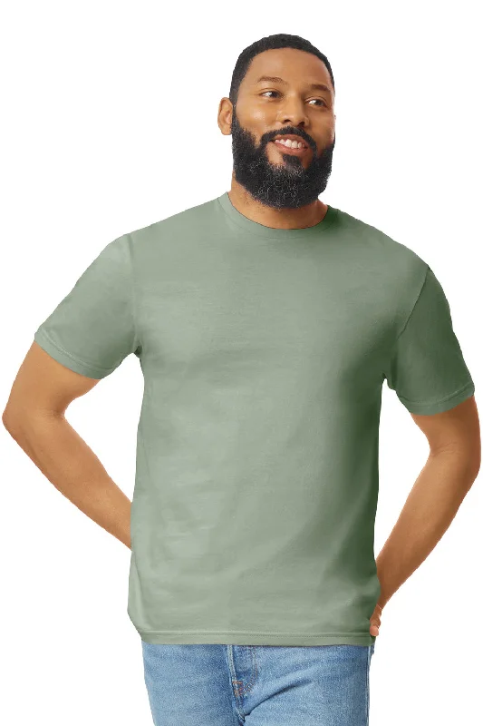 Gildan Mens Softstyle Short Sleeve Crewneck T-Shirt - Sage Green