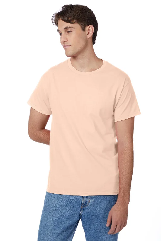 Hanes Mens ComfortSoft Short Sleeve Crewneck T-Shirt - Candy Orange