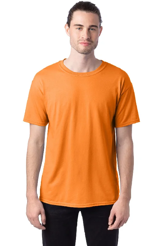 Hanes Mens EcoSmart Short Sleeve Crewneck T-Shirt - Safety Orange