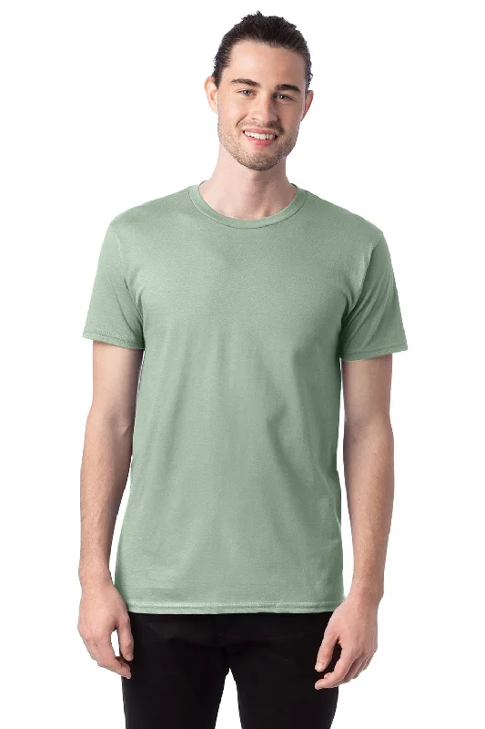 Hanes Mens Nano-T Short Sleeve Crewneck T-Shirt - Equilibrium Green