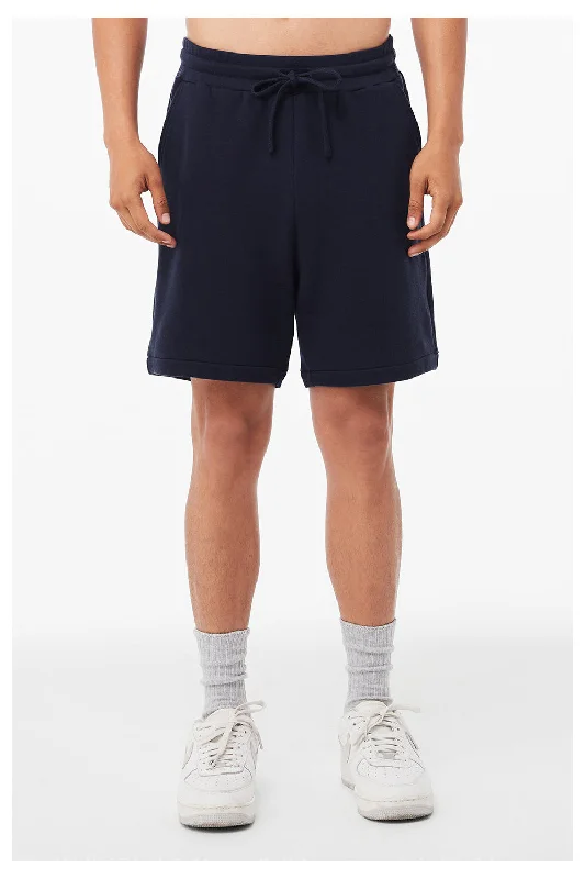 Bella + Canvas Mens Shorts w/ Pockets - Navy Blue