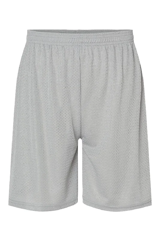 C2 Sport Mens Mesh Shorts - Silver Grey