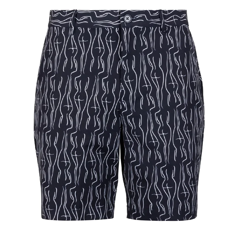 Chauncey Shorts Navy White Combo - W24