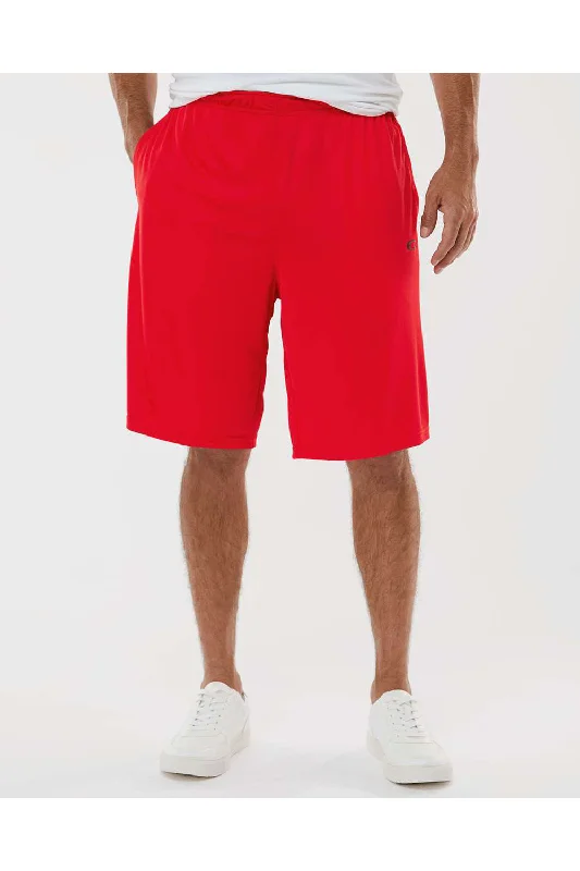 Oakley Mens Team Issue Hydrolix Shorts w/ Pockets - Team Red