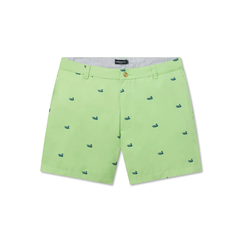 Lime with Printed Ducks