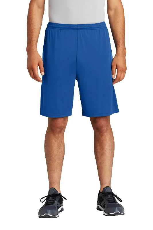 Sport-Tek Mens Competitor Moisture Wicking Shorts w/ Pockets - True Royal Blue